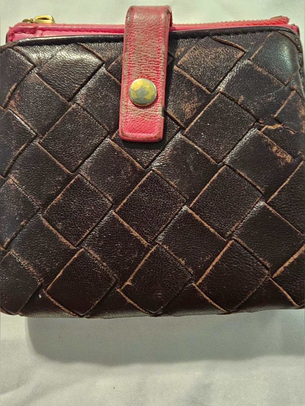 BOTTEGA VENETA INTRECCIATO LEATHER WALLET